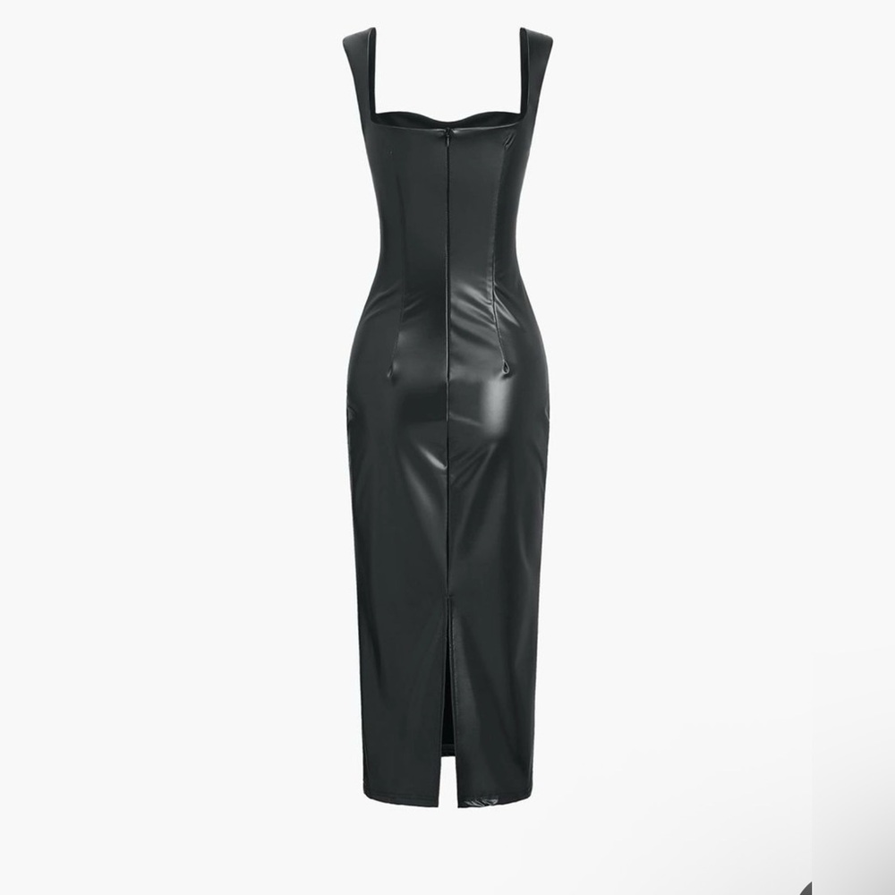 Commense Black Midi Dress - Picture 3 of 6